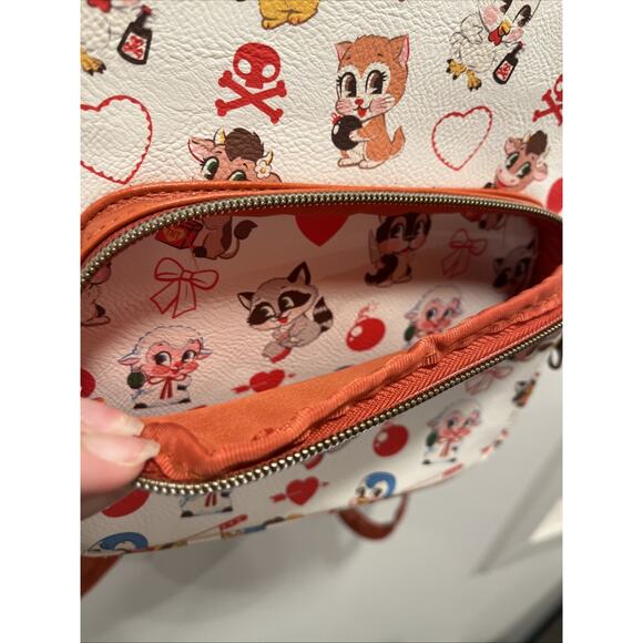 Funko Villainous Valentine Mini Backpack Kitsch Animal Alternative Loungefly - Picture 3 of 8